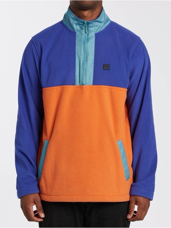 Billabong Other - Billabong Adventure Division Colorblock Fleece Sweater - Blue & Orange